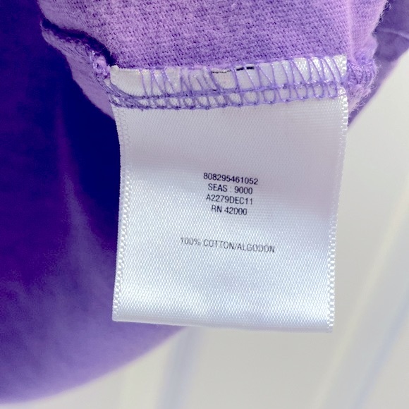 Route 66 Graphic 100% Cotton Purple Violet Princess Tee Girls Size L - (10-12) ! - Picture 5 of 8